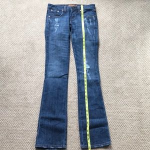 Franki B, low rise jeans, 24